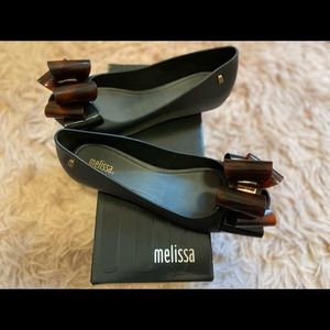 💕Auth💕 Melissa Ultra-girl peep toe flats